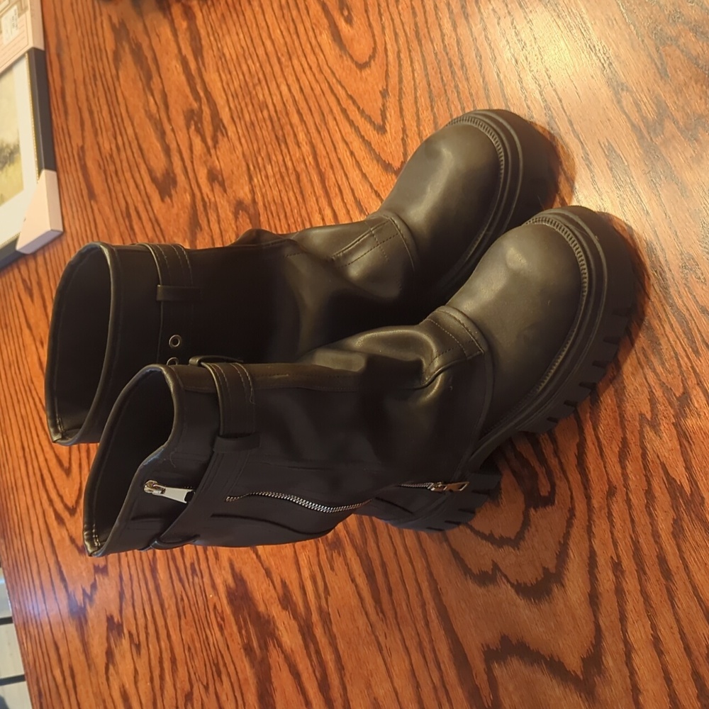 Asylum Foldover Viral Goth Boots 9